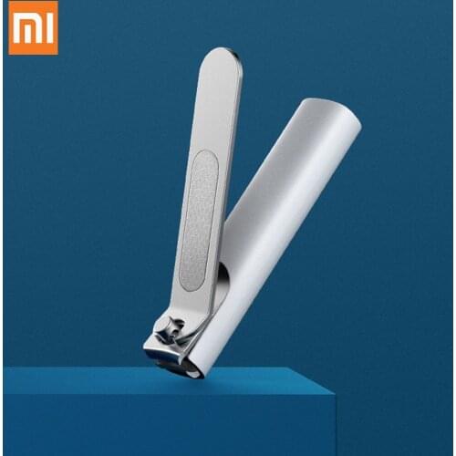Xiaomi Mijia Stainless Steel Nail Clippers With Anti-splash cover Trimmer Pedicure Care Nail Clippers Professional File