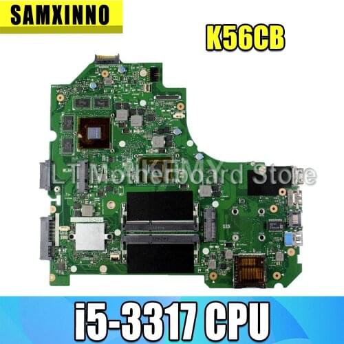 K56CB Laptop Motherboard With i5-3317 CPU k56CM REV2.0 Mainboard Non-Integrated Graphics GT740/GT635M fully tested S-4