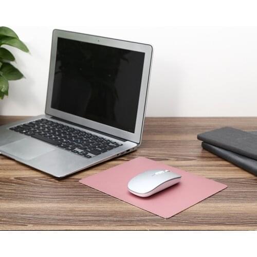 Non-Slip Aluminum Metal Mouse Pad Mat Matte Hard Thin Waterproof Fast and Accurate Control Anti Slip Mousepad for PC Laptop