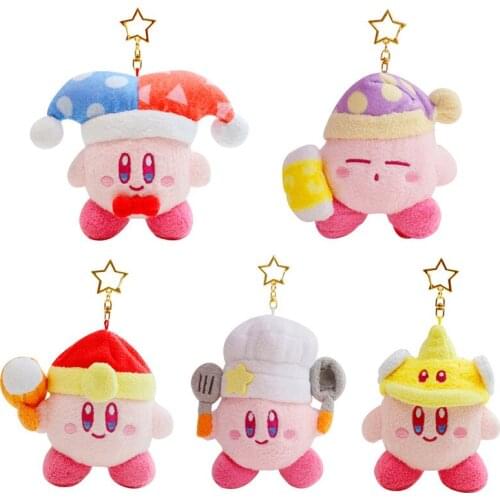 New Kirby Plush Toys Classic Game Image Anime Peripheral Soft Plush Doll Kawaii Room Decoration Warm Christmas Gifts Children
