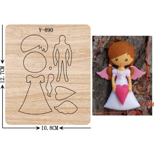 DIY New angel wooden dies cutting dies for scrapbooking /Multiple sizes /V-890