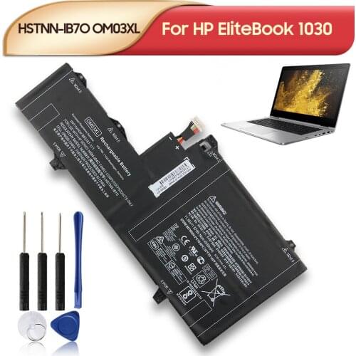 Original Replacement Laptop Battery HSTNN-IB7O OM03XL For HP EliteBook 1030 G2 1GY31PA 4935mAh