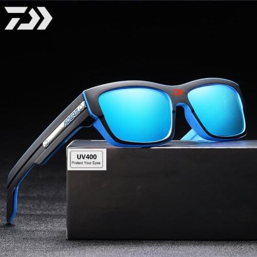 Daiwa 2021 Polarized Sunglasses Mens Fishing Shades Male Sun Glasses Camping Hiking Fishing Classic Sun Glasses Uv400 Eyewear