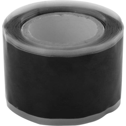 Silicone Waterproof Performance Repair Tape Bonding Rescue Self Fusing Wire Hose Black Transparent Film Tape Duct Tape Hot Sale