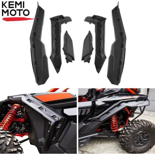 KEMIMOTO UTV Super Extended Fender Flares for Can-Am Maverick X3 Turbo R 2017 2018 2019 2020 2021 715002973