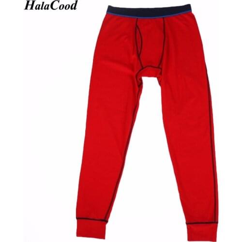 Hot Sell 2019 Men Cotton Underwear Soft Comfortable Long Johns Stretch Home Pants Line Warm Thermal Underwear Bottoming Trousers