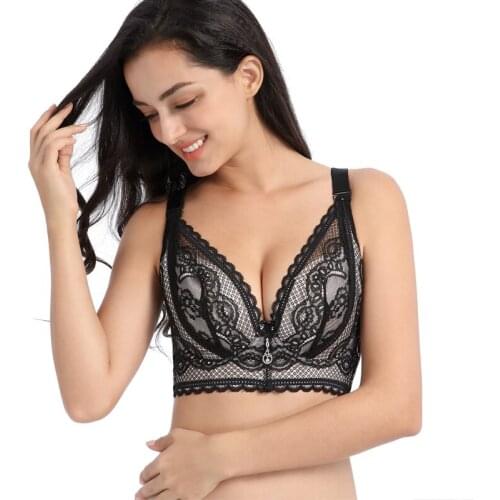 Thin Lace Bralette Sexy Super Push up Bra Plus Big Size Underwear Bras for Women Brassiere sexy lingerie Intimates