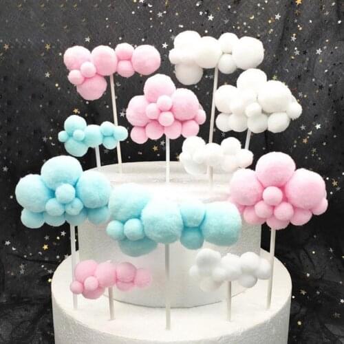 Cake Topper Clouds Style Non-stick Durable Party Birthday Cake Topper for Halloween