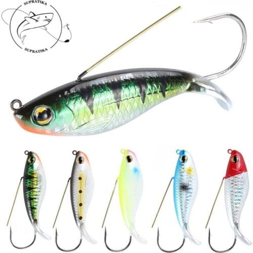 6pcs/set Sea Fishing Lure21.1g/8.5cm Depth Diving 0.5-4M With Single Hook Plastic Hard Bait 3D Eyes Bionic Bait Wobblers