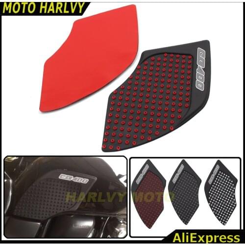 High quality Motorcycle Tank Traction Side Pad Gas Fuel Knee Grip Decal For honda cb400