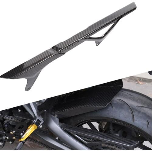MT09 FZ09 Carbon Fiber Motorcycle Rear Chain Guard For Yamaha MT09 MT 09 FZ09 FZ 09 2017 2018 2019 Motorcycle Accessories