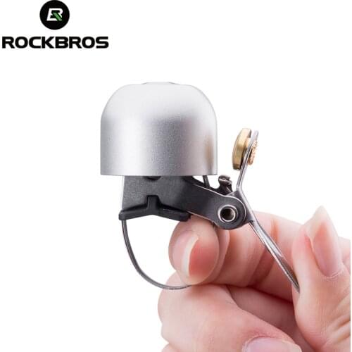 ROCKBROS Bike Sound Handlebar Classical Ring Horn Stainless Steel Bicycle Bell Safety Bike Sport Alarm Bell Bicycle Accessories