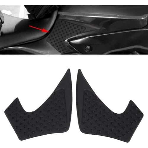 1Pair Tank Traction Pad Anti-Slip Gas Tank Traction Pad Mat Knee Grip Sticker For Yamaha MT-07 FZ-07 2014-2016 Tank Traction Pad