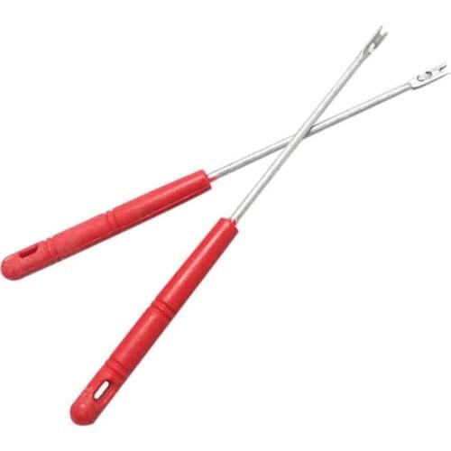 1pcs 15cm Decoupling Device Fishes Take Off The Hooks Lures Lines Device Abstract Fishing Tackle Hook Metal Steel Special Tools