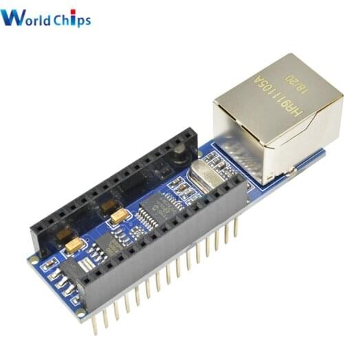 10Pcs/Lot Nano V3 Ethernet Shield ENC28J60 Microchip HR911105A Ethernet Webserver Board Module for Arduino Nano 3.0