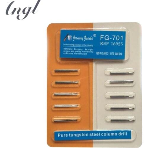 10 pcs/lot Dental Tungsten Steel Carbide Burs for High Speed Handpiece Bits Fissure Bur Dental Tools Dentistry Lab Equipment