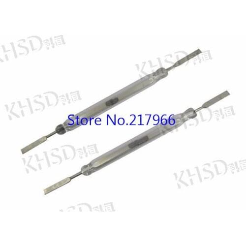 10PCS ,Normally open reed : Domestic 5X50MM 2A current hot spot of white glass, Free Shipping