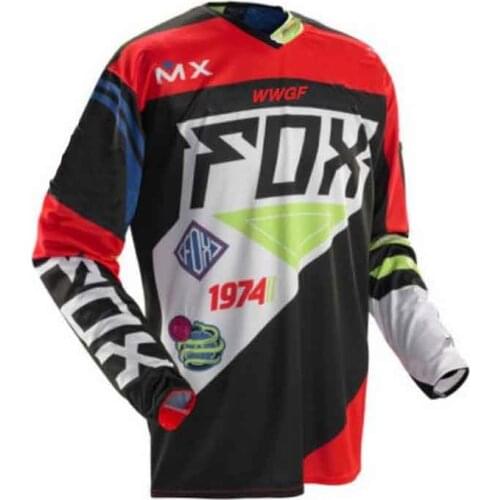 Mens team jersey customize short Enduro bmx moto MTB motocross jersey Maillot Hombre DH MX Cycling Downhill jersey