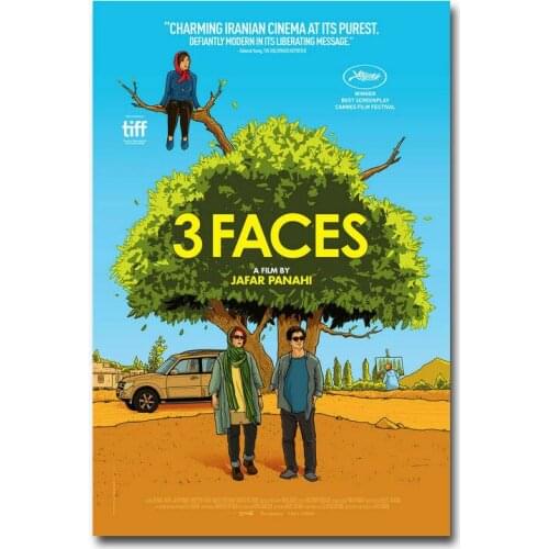 3 Faces Movie - Silk Cloth Poster Art Bedroom Decoration