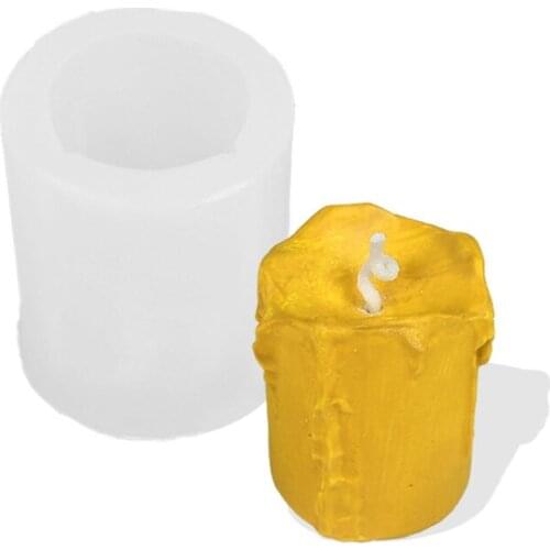 3D Candle Mold Silicone Glue Clay Soap Mould Making Supplies DIY Baking Tools