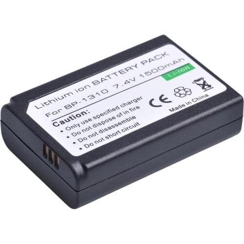 Tectra 1pcs 1500mAh BP-1310 BP 1310 BP1310 Battery for Samsung NX5 NX10 NX100 NX11 NX20 Cameras Battery