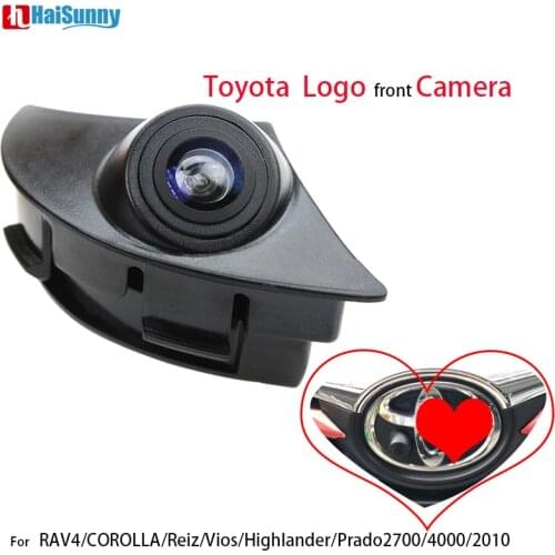 CCD Car Front Logo Camera For Toyota RAV4/COROLLA/Reiz/Vios/Highlander/Prado2700/4000/2010 Front View Reverse Parking Assistance