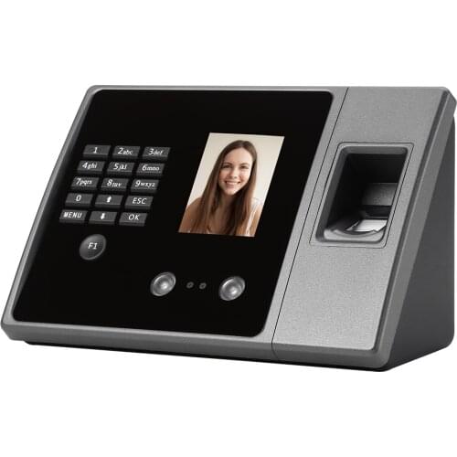 Biometric Attendance System Biometric Intelligent Face Time Attendance Recognition Time Clock USB/Ethernet Employee Recorder