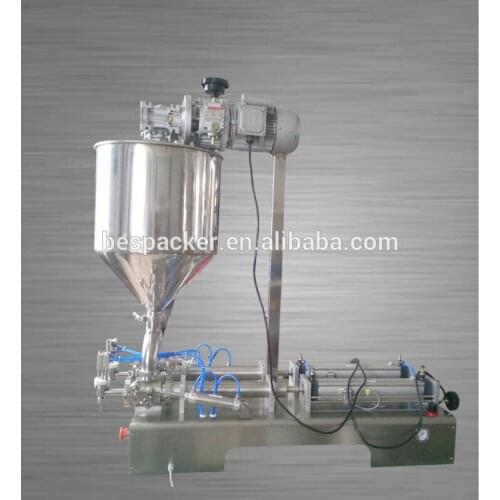 G2WTD1000 double heads paste filling machine with mixer,Double nozzles Paste filling Machine with mixing