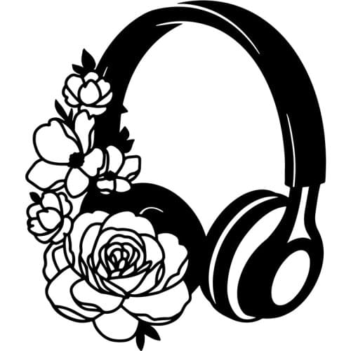 Miss Vintage Dies Cut Headphones Flowers Metal Cutting Dies For DIY Scrapbooking Album Embossing Paper Cards Decorative Crafts