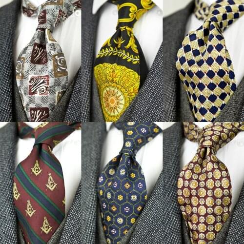 Printed Ties Vintage Pattern Abstract Character Multicolor 10 CM Mens Necktie 100% Silk Printing Free Shipping Handmade Unique
