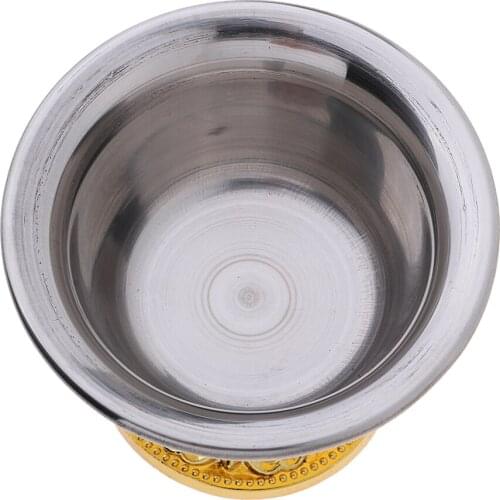 Nepal Local Customs Hand Painting Fruit Bowl Serving Food Bowls Fine Alloy