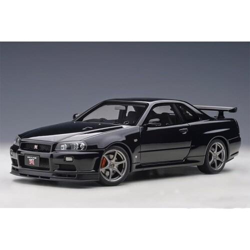 New Nissan Skyline Ares GTR R34 Diecasts & Toy Vehicles Metal Toy Car Model High Simulation Pull Back Collection Kids Toys