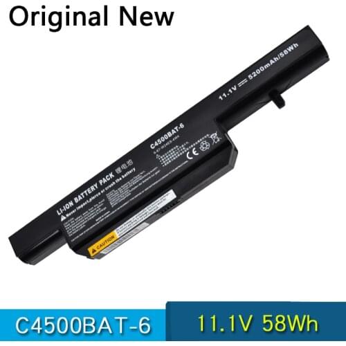 NEW Original C4500BAT-6 Laptop Battery For Clevo C4100 C4501 C4505 6-87-C480S-4P4 KB15030 W170 W251 W270 W271 C5100 C5500 B7110