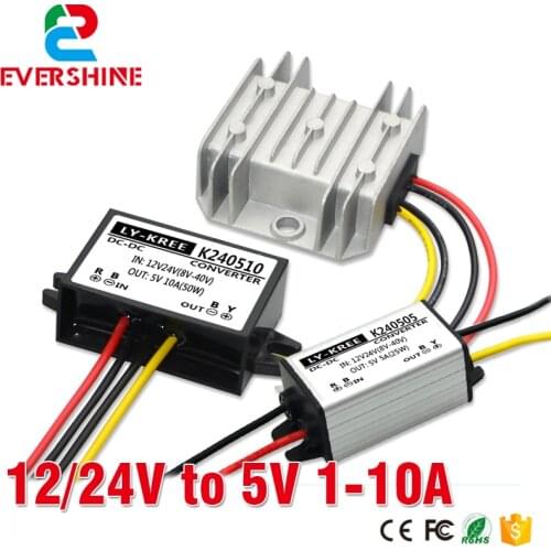 12V To 5V Power Converter 24V to 5V Buck Module 24v To 5v Power Module 1A 2A 3A 5A 6A 10A