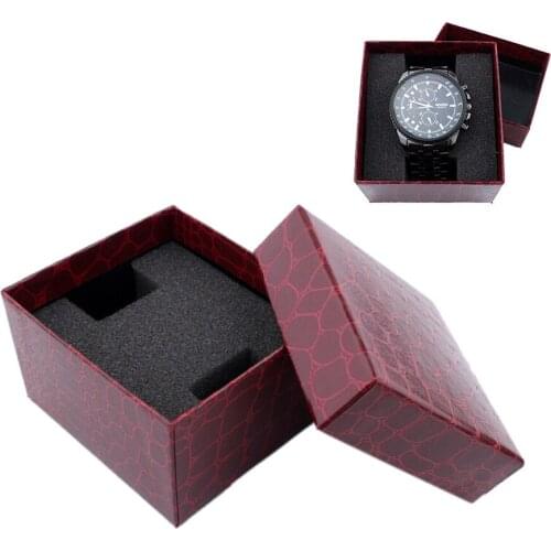 90*85*50mm Crocodile Durable Present Box Case Gift For Women Men Bracelet Bangle Jewelry Watch Box