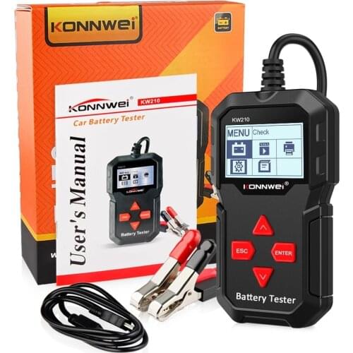 Professional Car Battery Tester 12V 100 to 2000CCA 12 Volt Battery Tools for All Car Quick Cranking Charging Battery Diagnostic