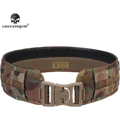 Emersongear Men Airsoft Combat Paintball Army Waistband Emerson MOLLE Load Bearing Combat Camo Belt EM9241 Black Coyote Multicam
