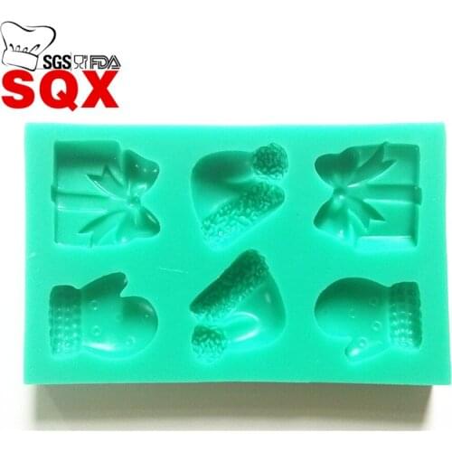 Christmas Cake Mold Cake Decorating Tools Christmas hat Mold Silicone Mold For Fondant Silicone Cake Tools SQ15133