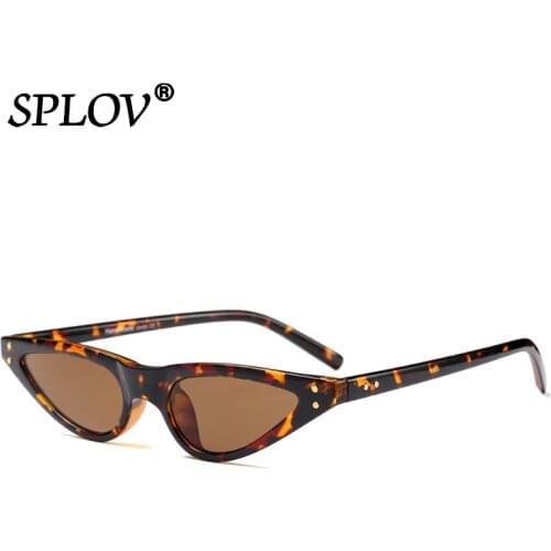 Fashion Small Cateye Sunglasses for Women Men Small Waterdrop Sun Glasses Male Female Retro Shades Black Hot Sale Oculos De Sol