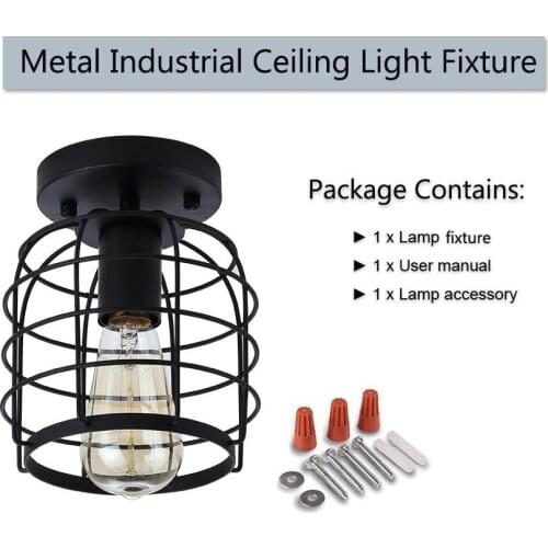 Modern wrought iron ceiling living room decoration AC85-265V Bedside Aluminum living room bedroom lighting light ceiling lamp