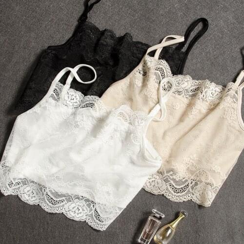 100% Mulberry Silk Strap Tube Plus Size Pure Silk Women Lace Camisole M L XL FREE SHIPPING