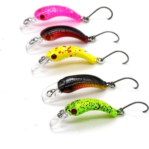 1Pcs Mini Fishing Lure 1.5g/3.7cm 3D Eyes Floating Minnow Aritificial Laser Wobblers Crankbait Hard Plastic Fishing tackle