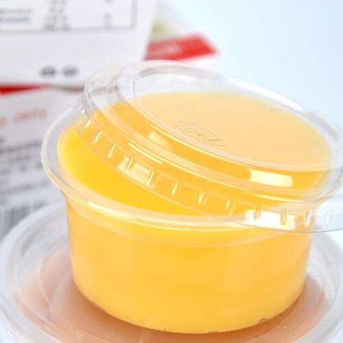 100pcs High quality transparent disposable pudding cup 120ml yogurt jelly dessert plastic cups with lid takeaway package
