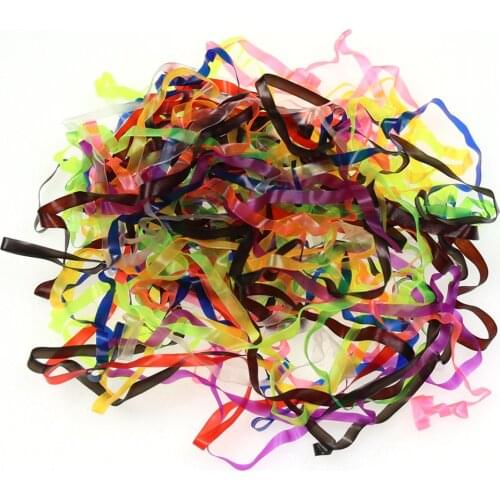 2M/Bag 3mm 4mm Shrimp Nymph Scud Back Stretch Backing Tape Red Orange Yellow Green Fluorescent