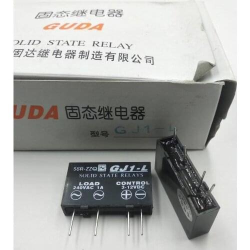 5PCS Solid-State Relay 1A240V SSR-ZZQ GJ1-L