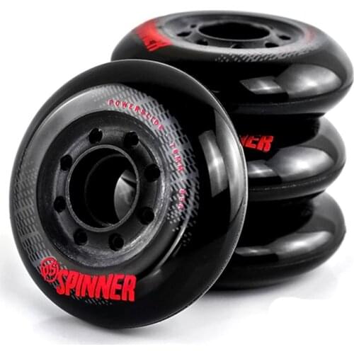 8pcs 100% Original Powerslide Spinner Wheels 72 76 80mm 85A Urban Inline Skate Wheels Imperial Skating Tires For SEBA Patines