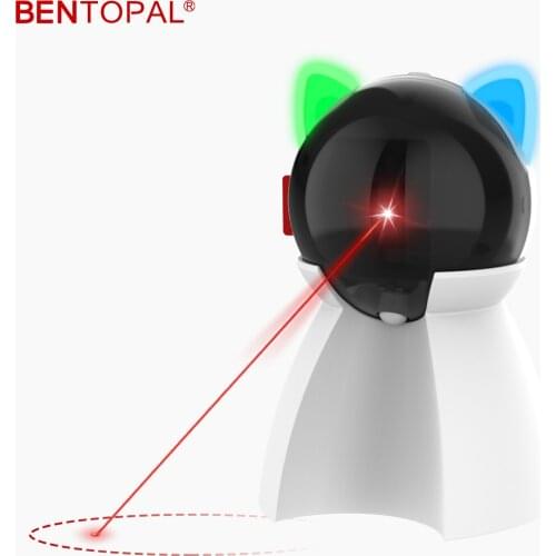 BENTOPAL--Intelligent Induction Start-Up Laser Light Smart Cat Toy Two Modes for Optional Slow and Fast