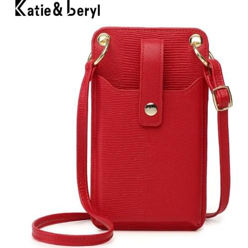 Brand Mini Crossbody Bags PU Leather Wallet Women Long Card Holder Ladies Clutch Purse Women Wallets Small Zipper Coin Pocket