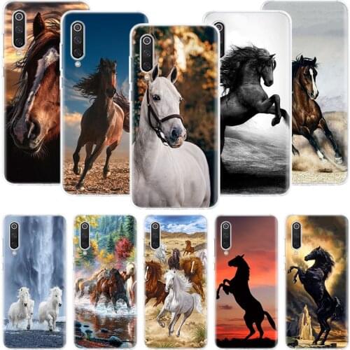 Horse Great Beauty Galloping Phone Case For Xiaomi Redmi Note 10 9 8 Pro 9S 8 8T 7 6 5 6A 7A 8A 9A 9C 4X S2 K20 K30 Art Cover Co