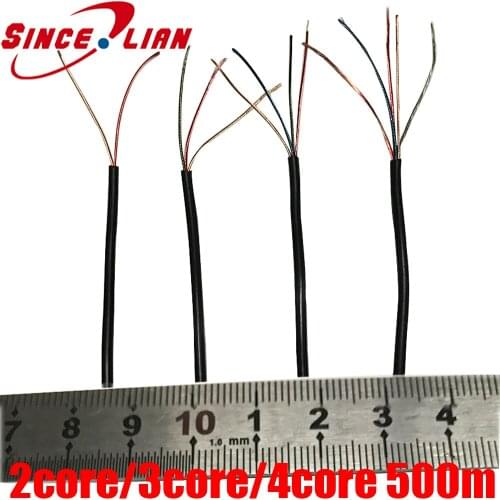 500m/lot flexible mounting copper wire 2core 3core 4core enameled Copper Coil Copper Cable bonding wire Foldable welding line